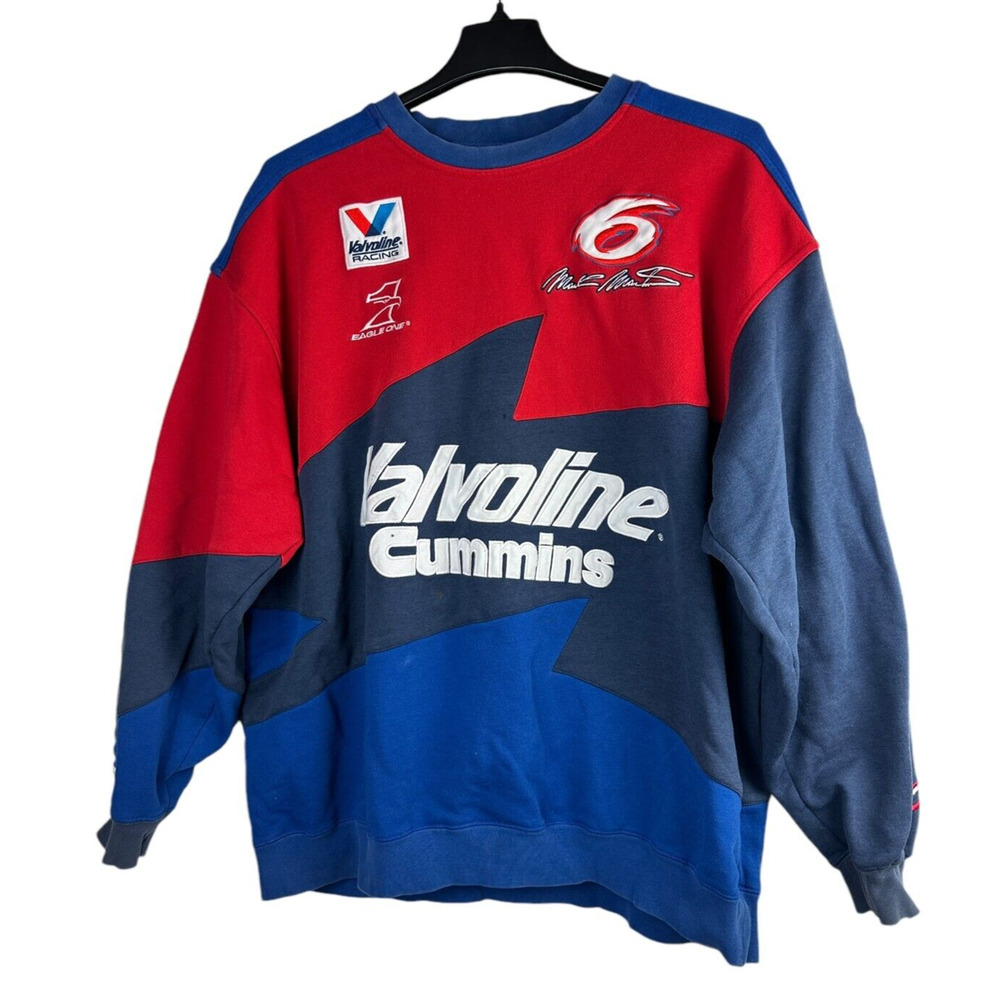 *Flawed* Mark Martin Valvoline Racing Nascar Sweatshirt XXL Chase Authentics - Picture 15 of 16